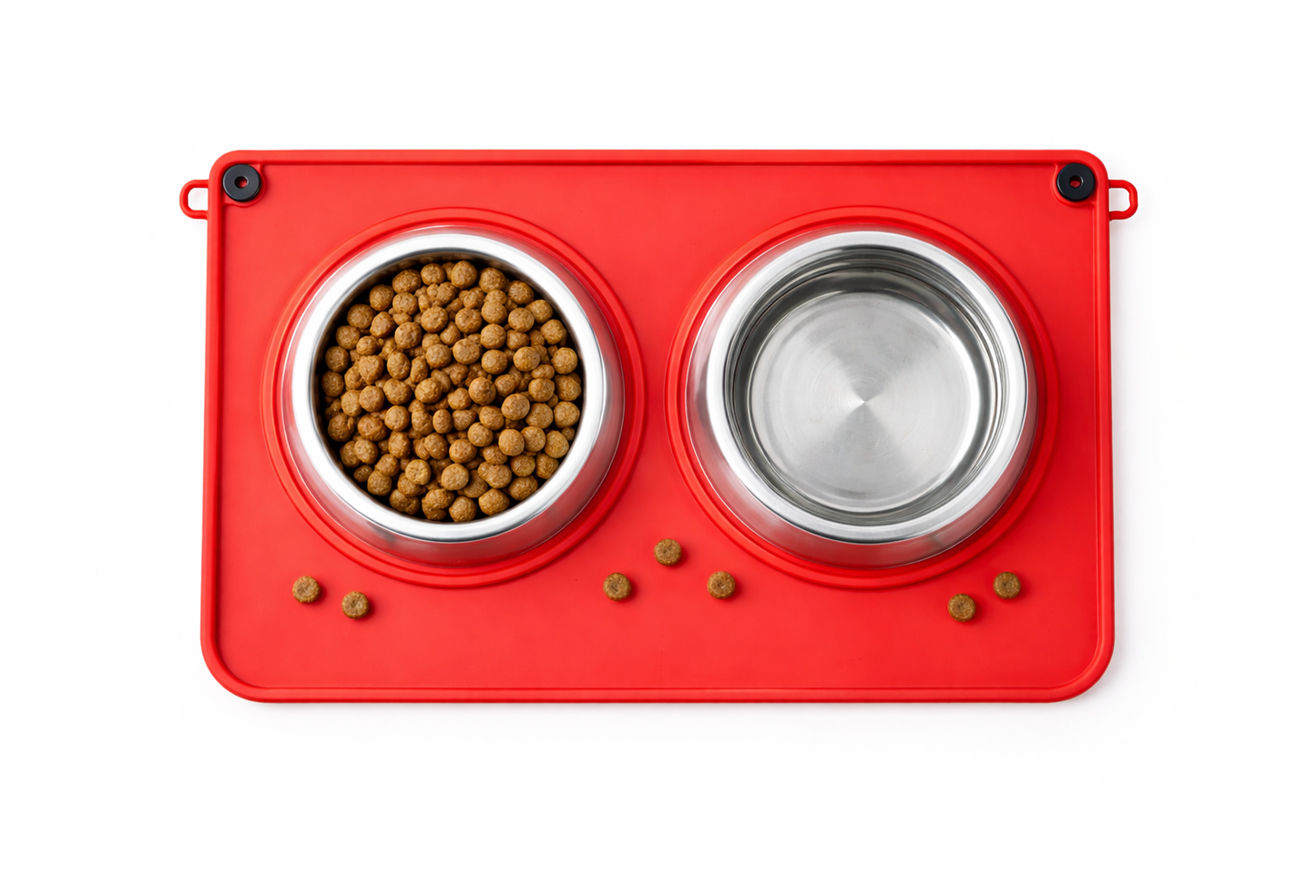 Weehawken Pet Shop Portable Pet Feeding Mat – Foldable Waterproof Feeding Pad for Dogs & Cats, Easy Clean Travel-Friendly Pet Food Mat